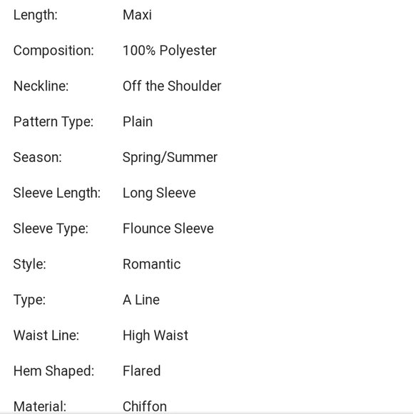 Off Shoulder Shirred bell sleeve dress - Picture 8 of 8